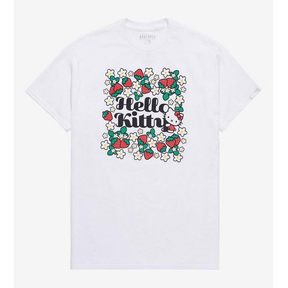 NWT hello kitty strawberry top
